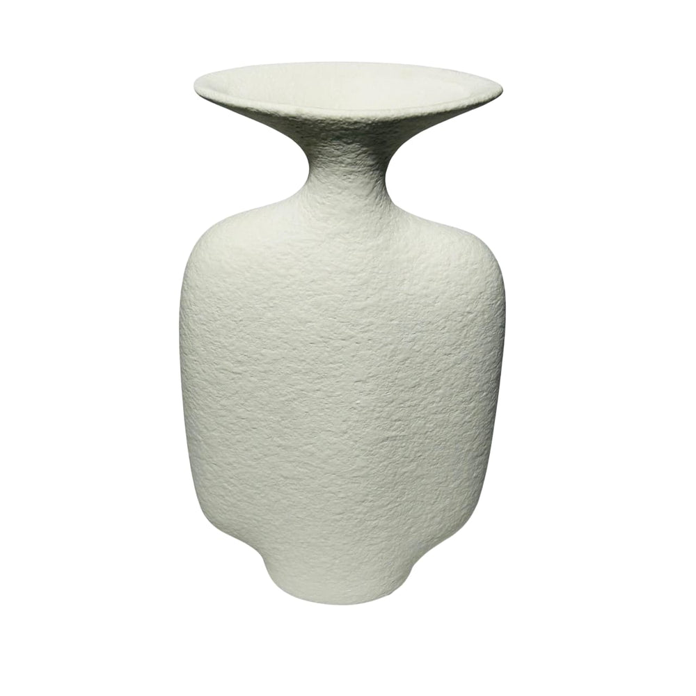 Florero Moderno De Cerámica Blanco