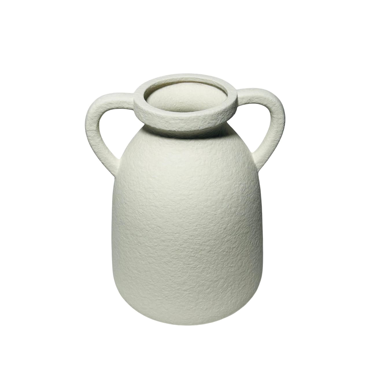 Florero De Cerámica Blanco 