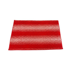 Tapete rojo 40×60 cm con textura tejida