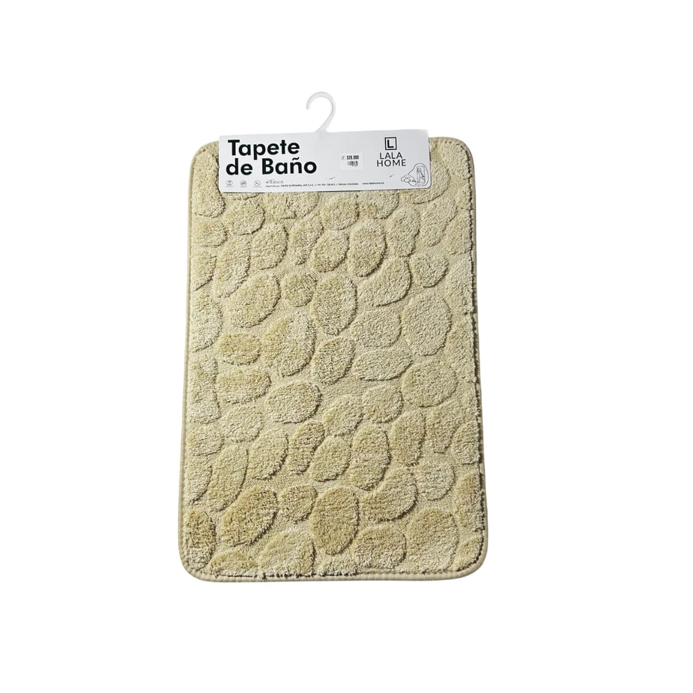 Tapete absorbente con patrón circular vista frontal