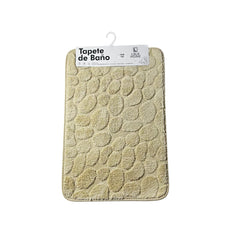 Tapete absorbente con patrón circular vista frontal