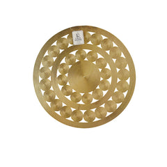 Individual Redondo En PVC 38cm Diseño Flor En Círculos