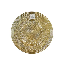 Individual Redondo En PVC 38cm Diseño Wayu