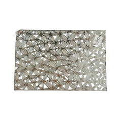 Individual Rectangular 30×45cm PVC Diseño Hoja Entrelazado