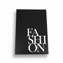 Portada del libro "Fashion" para decoración moderna