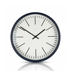 Reloj de pared moderno sin números color azul