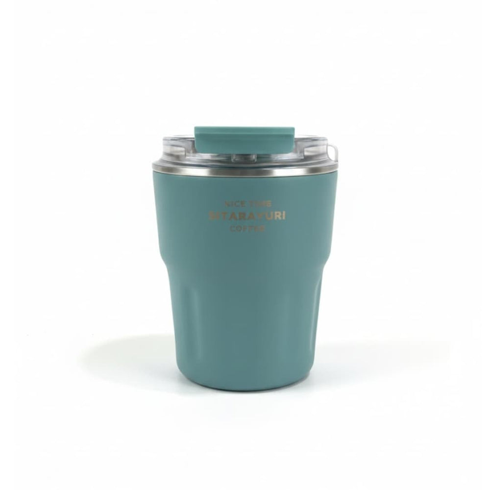 Termo verde sage ideal para bebidas calientes