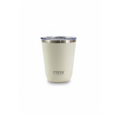 Mug blanco sin oreja con tapa hermética