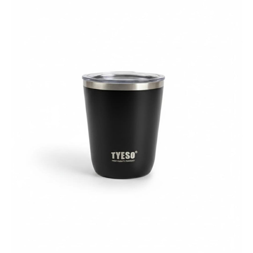 Mug negro TYESO compacto y moderno sin oreja