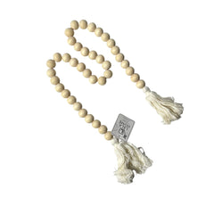 Guirnalda Decorativa Con Borlas y Flecos 90cm Estilo Natural