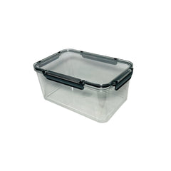 Recipiente Hermético Plástico Con Borde Negro