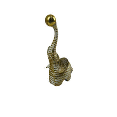 Elefante decorativo dorado elegante