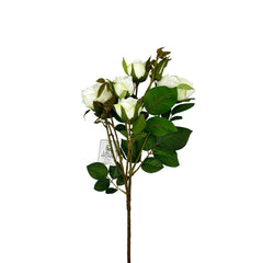 Flor decorativa blanca 55 cm para sala
