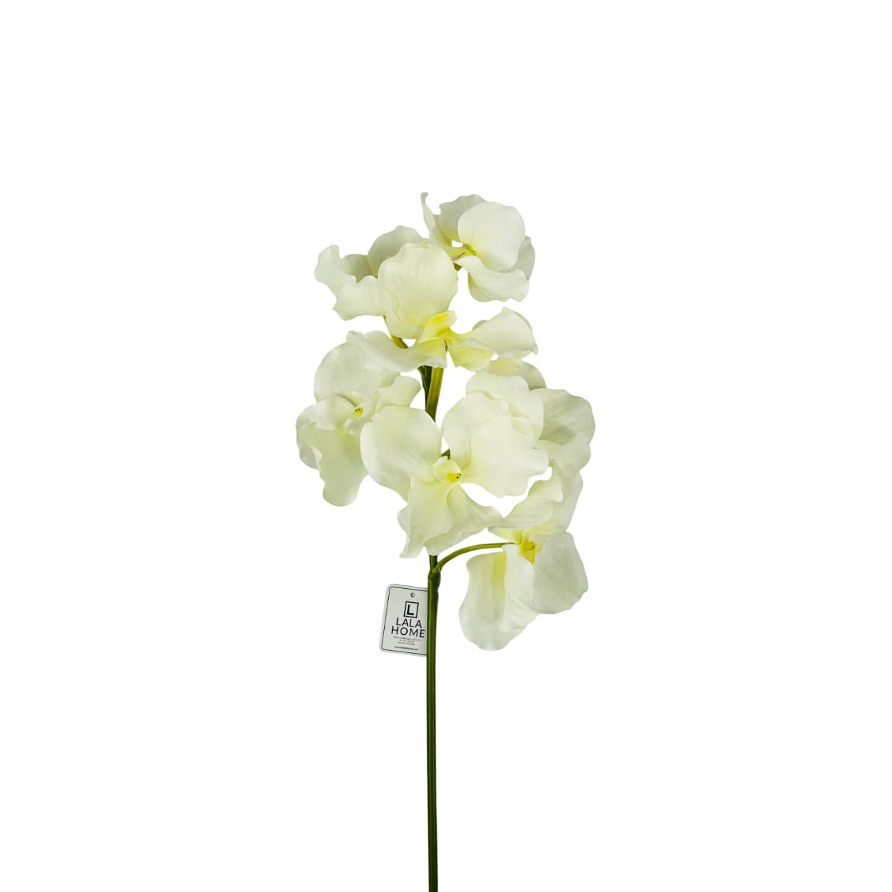 - Orquídea artificial blanca 60 cm para sala

