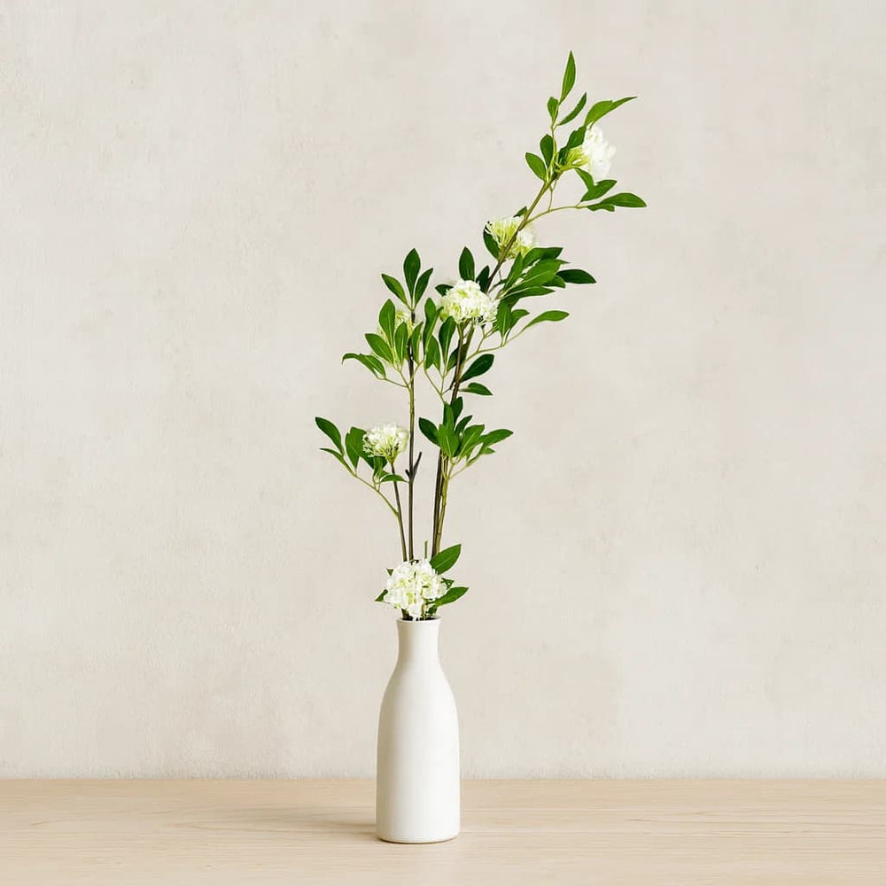 Follaje decorativo hortensia 115 cm flor artificial