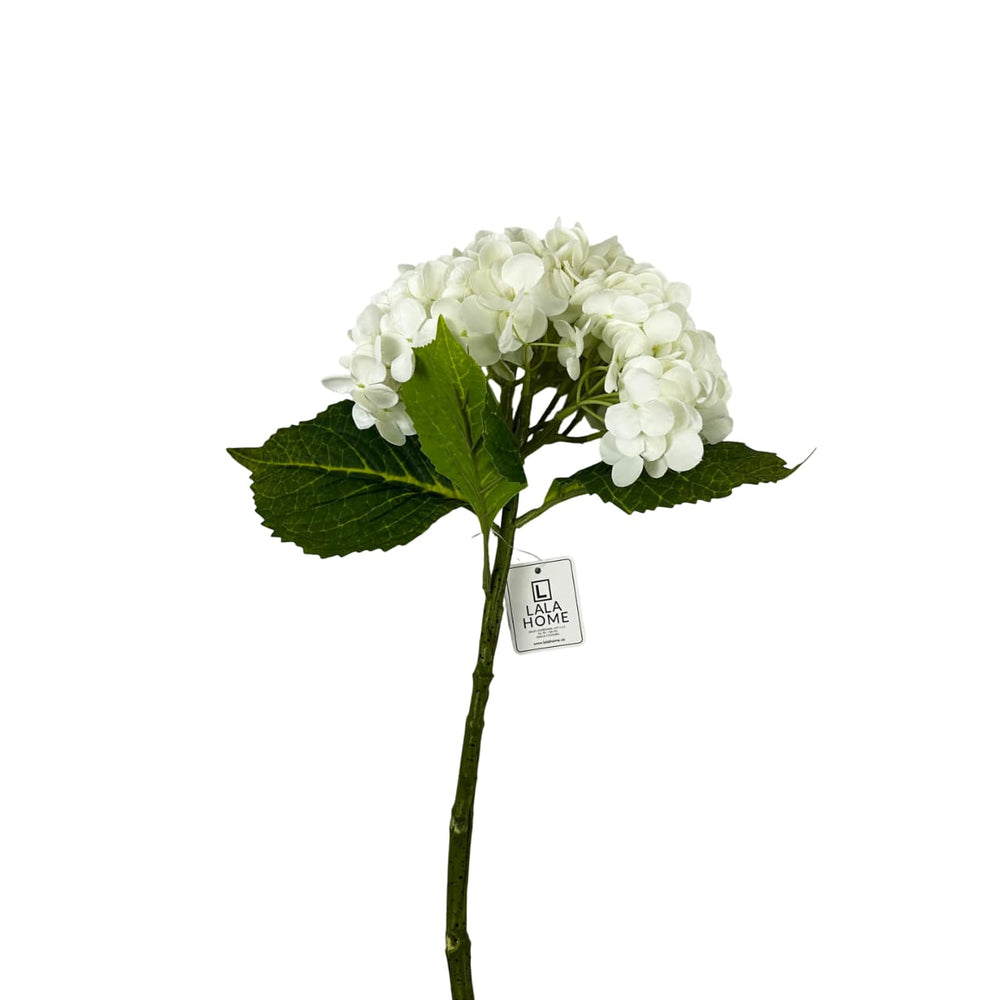 Flor artificial hortensia 52 cm blanca