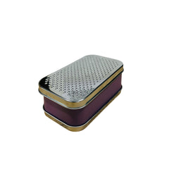 Vista del rallador con superficie de perforaciones grandes