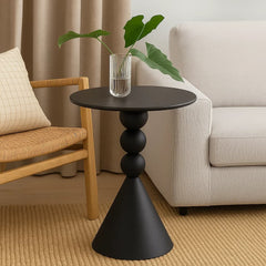 Mesa De Centro Minimalista 40x60cm Metálica Negra