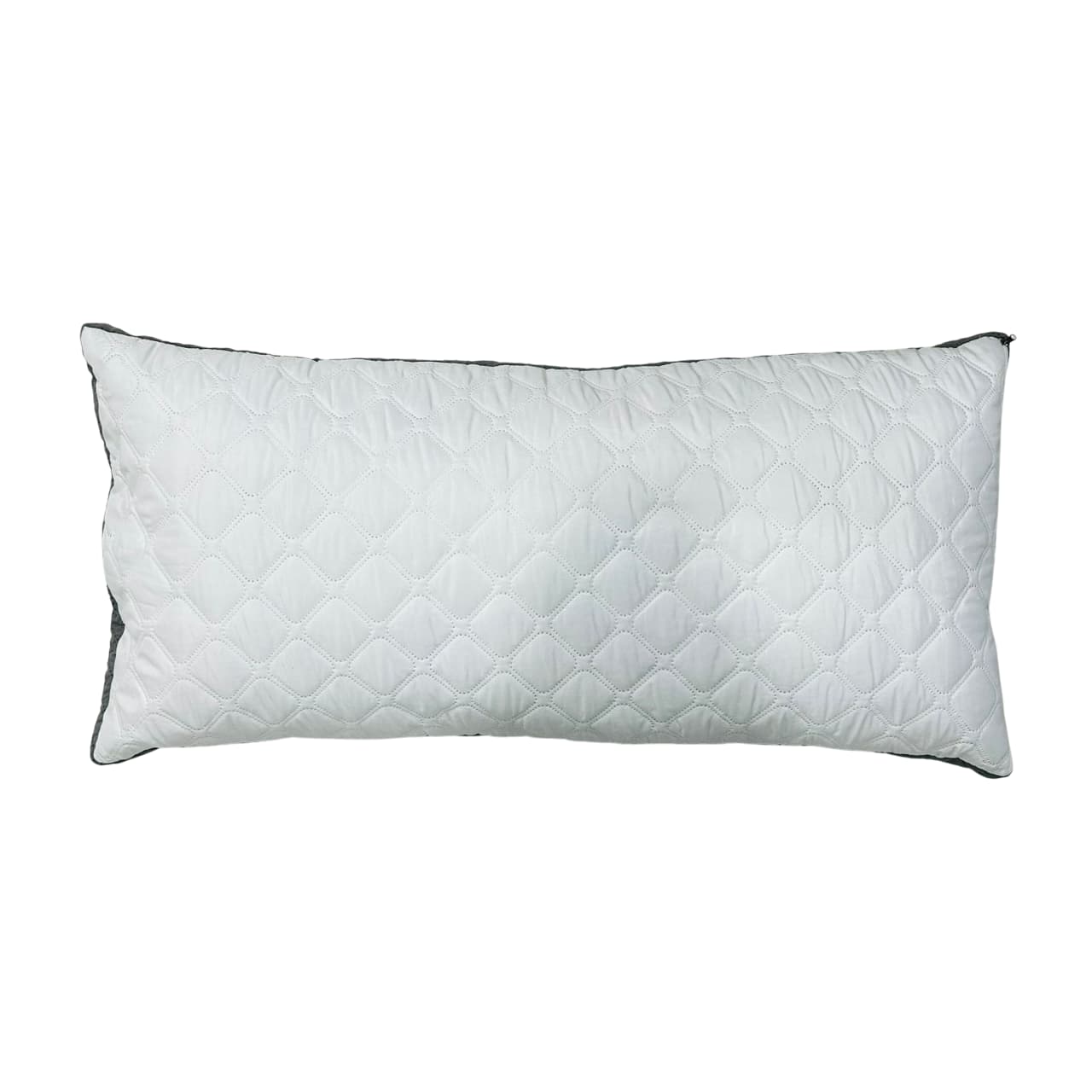 Almohada Blanca 50x100 cm con Fuelle y Borde de Colores | Lala Home Colombia
