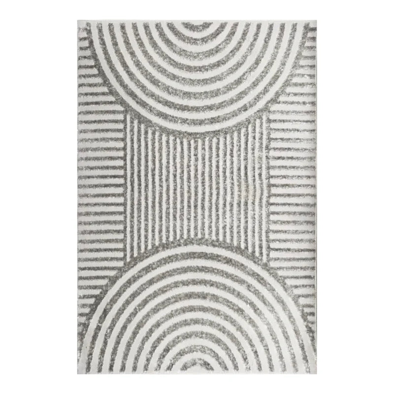 Alfombra Kabul 50×90 cm diseño geométrico en tonos neutros