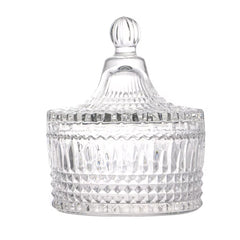 Recipiente tipo bombonera transparente 480 ml

