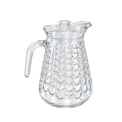 Jarra de vidrio 1.3 L con diseño de escamas