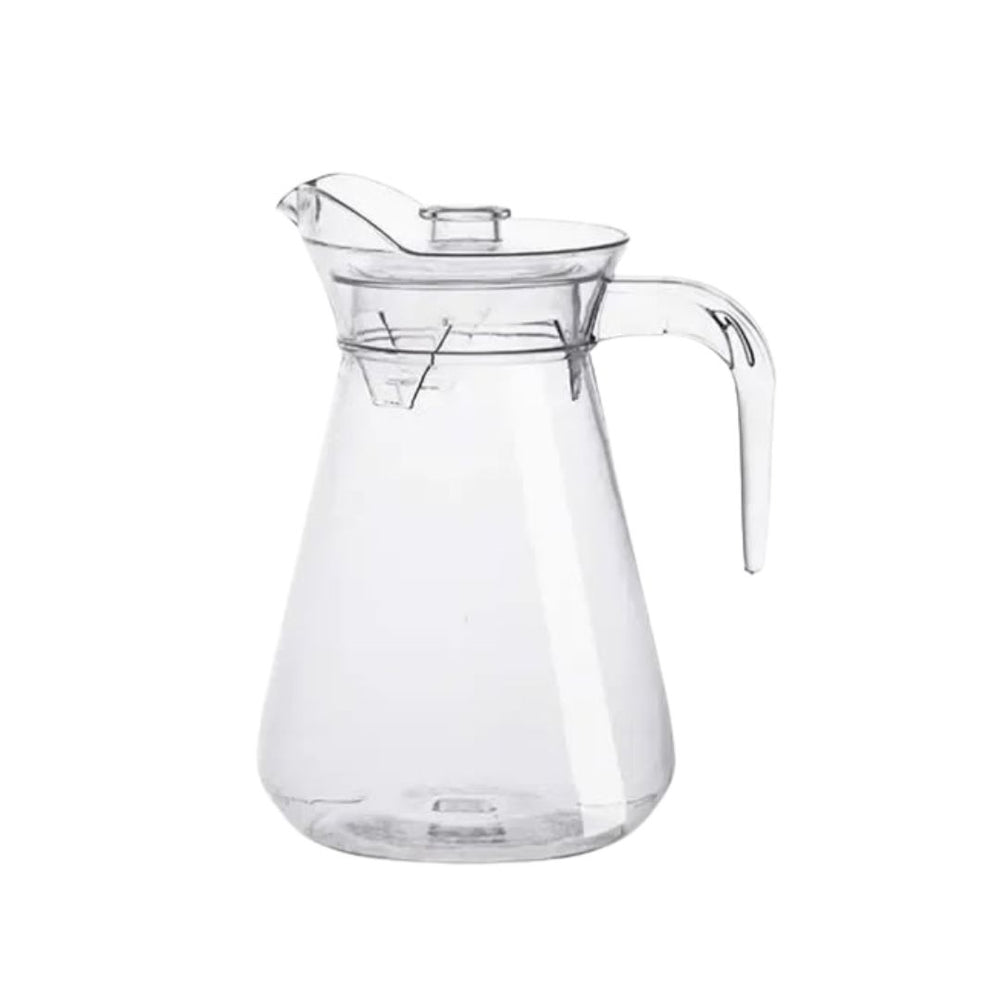 Jarra de vidrio 1.3 L con tapa transparente