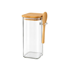 Recipiente cuadrado de vidrio 700 ml para cocina
