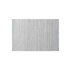 Individual para mesa en PVC de 30 × 46 cm con tejido fino y diseño rectangular con franjas decorativas