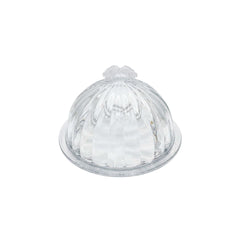 Mini tortera de cristal 18 cm con tapa transparente