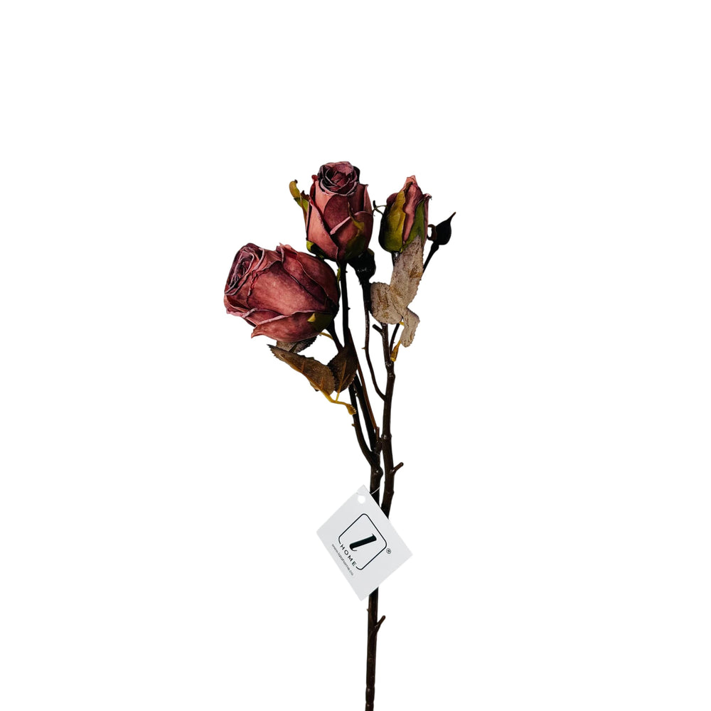 Flor decorativa Rosas 50 cm para jarrón