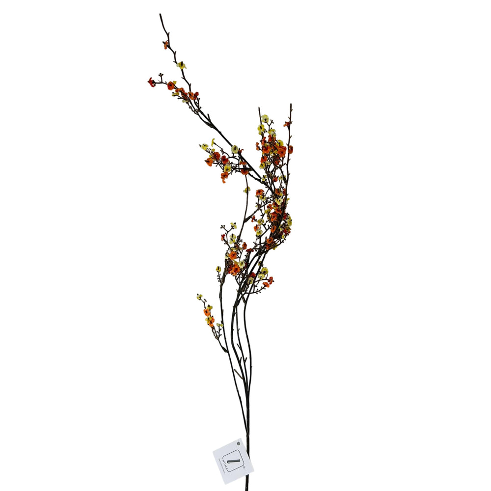 Rama floral decorativa alta con pequeños botones