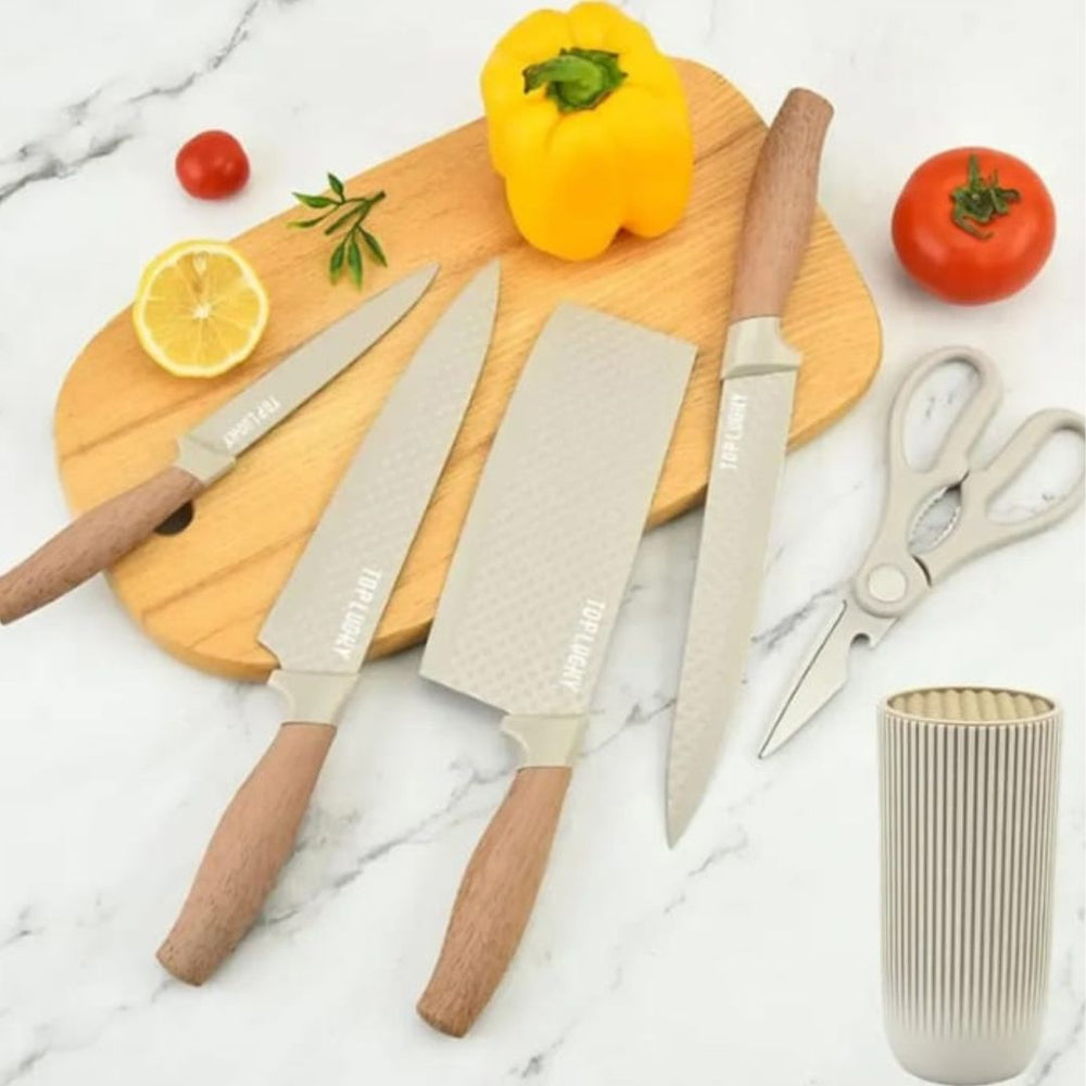 Juego de cuchillos de diferentes tamaños para cocina