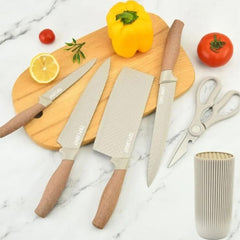 Juego de cuchillos de diferentes tamaños para cocina