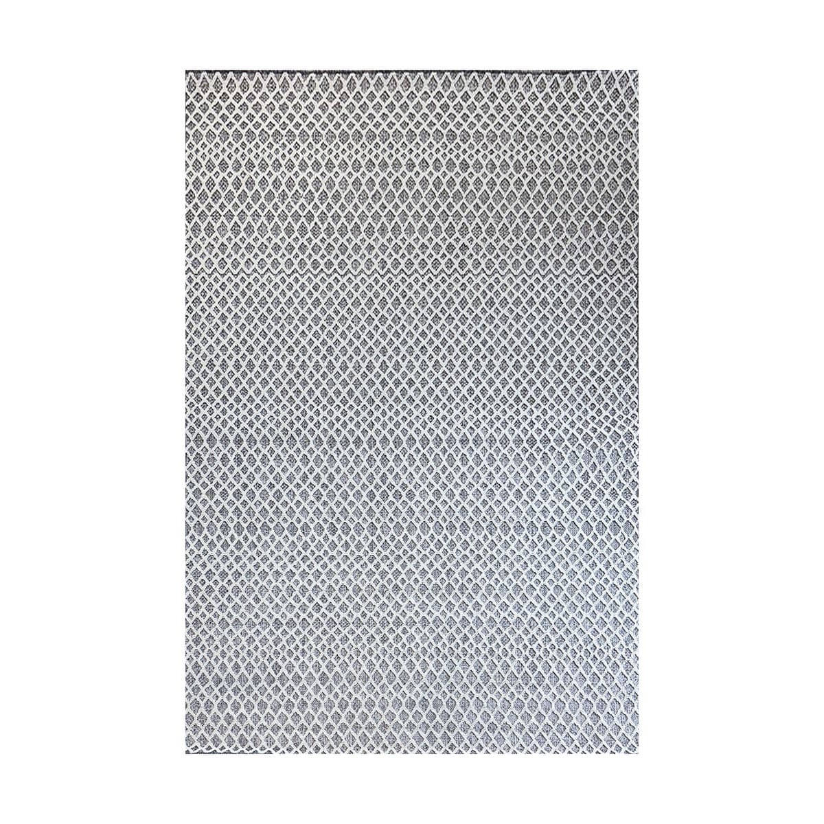 Alfombra Bondi 04 gris con diseño de rombos