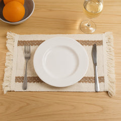 Individual Para Mesa 29x43cm Tejido Triángulos | Lala Home Colombia
