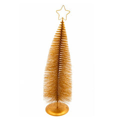 Árbol con estrella decorativa navideña