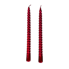 Juego de velas navideñas rojas doradas plateadas champagne