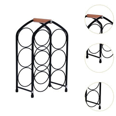 Soporte para botellas de vino diseño ovalado