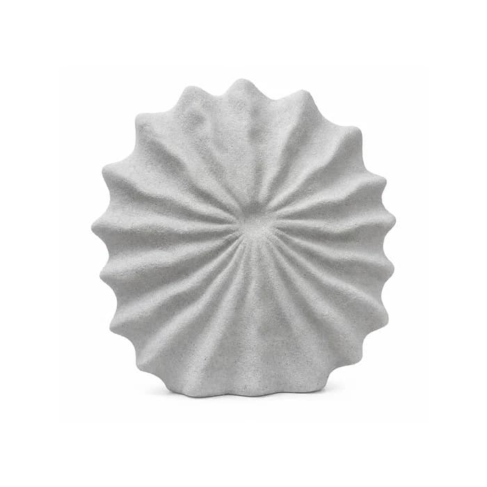 Florero Sol Ondulado de 21×21 cm con diseño escultórico