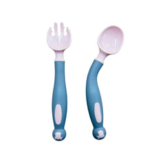 Set 2 Cubiertos Infantiles de Silicona Flexible | Lala Home Colombia