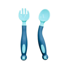 Set 2 Cubiertos Infantiles de Silicona Flexible | Lala Home Colombia