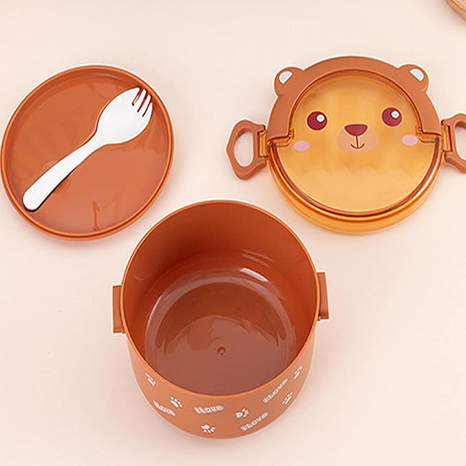 Lonchera Acero Inoxidable Diseño Oso 1000 ml | Lala Home Colombia