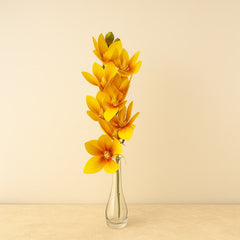 Flor Decorativa Artificial Orquídea Abierta 75 cm