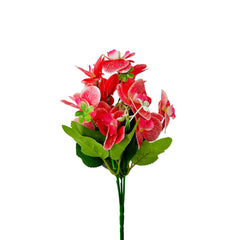 Orquídea decorativa artificial de látex color [color] de 30cm de alto.