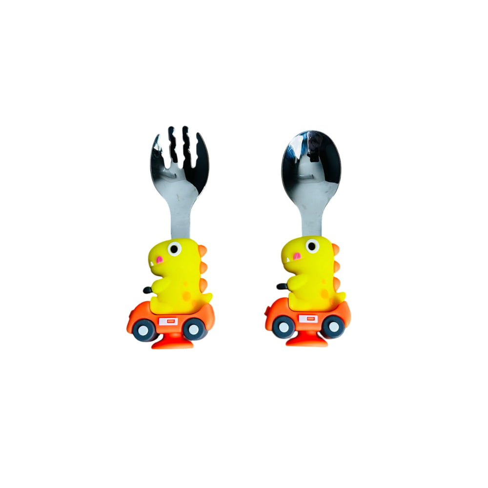 Set x2 Cubiertos 3D Dinosaurio | Lala Home Colombia