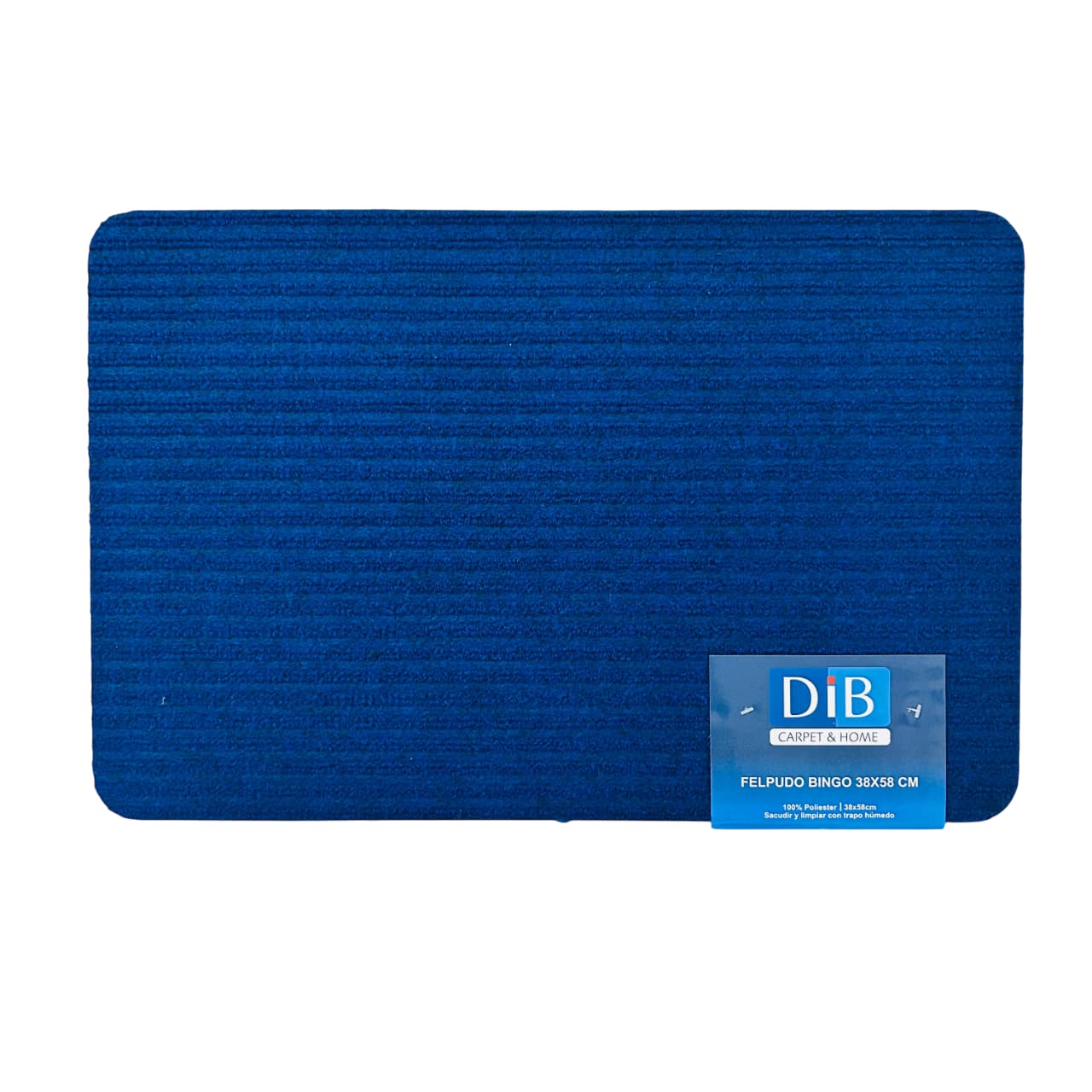 Felpudo Bingo 38×58 cm color gris oscuro, compacto y funcional.