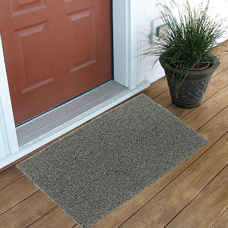 Tapete de entrada felpudo Confortmat bicolor 40×60 cm en PVC