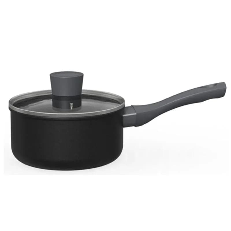 Cacerola pequeña 16 cm con tapa de vidrio templado