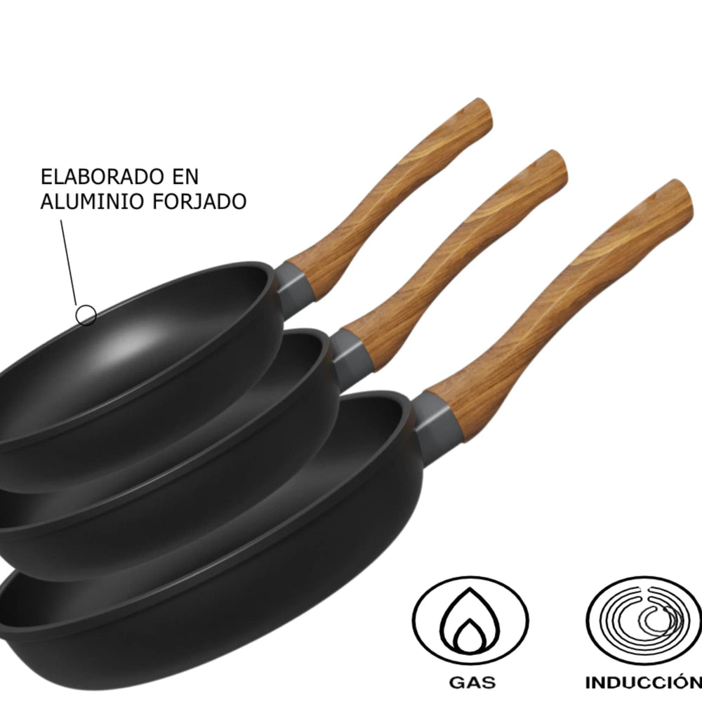 Utensilios de cocina modernos en aluminio forjado